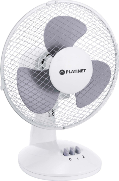 Ventilator tavoline Platinet 44745, 9", 3 shpejtësi, gri