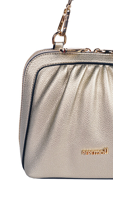 Çantë crossbody Pepe Moll Soraya 252476, metalike, argjendi