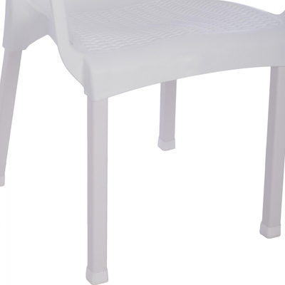 Kolltuk polipropileni ratan + këmbë alu 60×60×82 cm (HM5591.01)