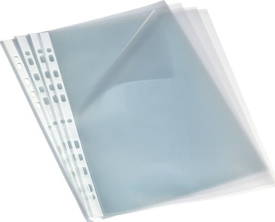 Fletë xhepa plastike Bantex A4, 0.09mm, set 100 copë, transparente