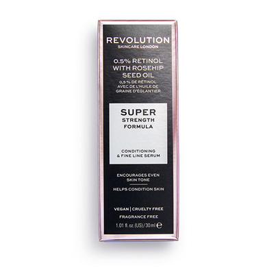 Revolution Skincare London 0.5% Retinol со масло од шипка серум, 30 ml