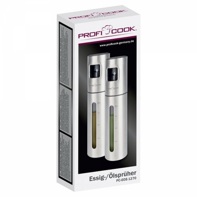Spërkatës për vaj dhe uthull ProfiCook PC-EOS 1270, 2 copë, 100 ml, inoks