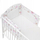 Mbrojtës anësor krevati Hobby Kids Baby Crib Bumper, pambuk, 70 cm, i bardhë