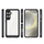 Маска за телефон Hurtel Outer Space за Samsung Galaxy S25 Edge, флексибилна TPU рамка, заден дел PC, црна