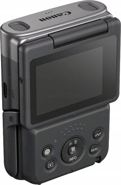 Камера за влог Canon PowerShot V10 Vlogging Kit, 4K, леќа 19mm, сребрена