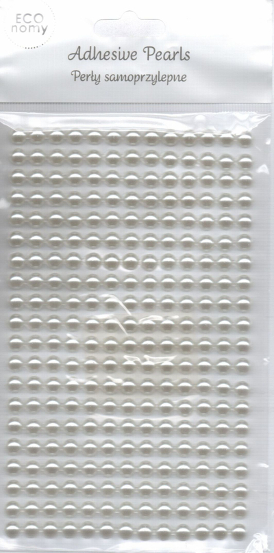 Perla vetëngjitëse ECO, 6mm, 260 copë, ngjyrë ivory