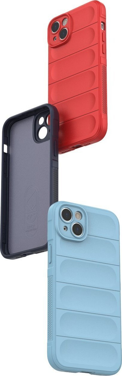 Mbrojtëse telefoni Hurtel Magic Shield për iPhone 14 Plus, fleksibile, tip armored, e kuqe