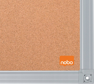 Табло за известувања Nobo Essentials, со површина од тапет од плута, 600x450mm, алуминиумска рамка сребрена