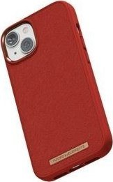 Mbrojtëse telefoni Njord by Elements Suede për iPhone 14 Plus, Comfort+, portokalli e djegur