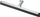Gomë për dysheme Coronet, 45 cm, e hirtë