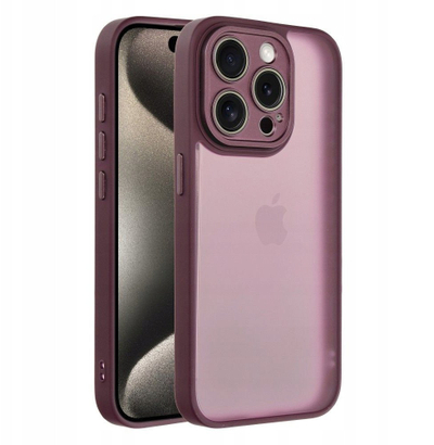 Mbrojtëse telefoni VARIETE për iPhone 17 Pro, plastikë dhe TPU, ngjyrë vjollcë