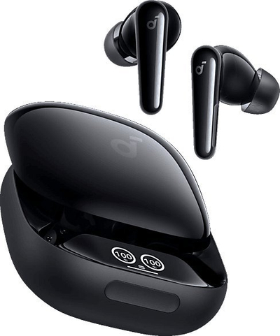 Kufje pa tela Soundcore Liberty 4 Pro, Bluetooth, in ear, të zeza glossy