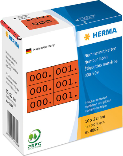 Etiketa vetëngjitëse Herma, 10x22mm