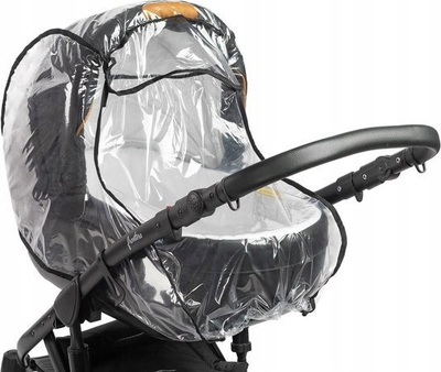 Mbulesë shiu për karrocë Caretero Stroller Raincoat, universale, transparente