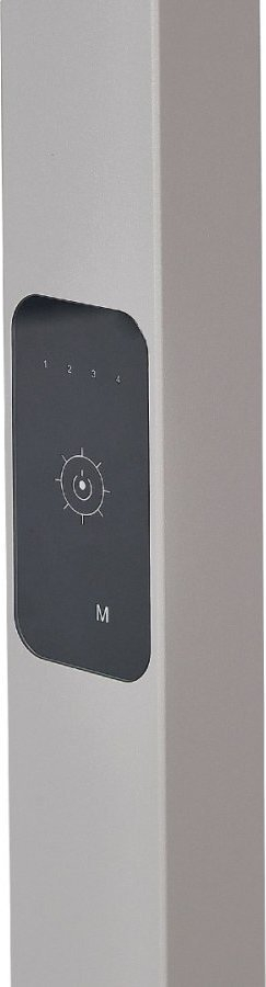 Llambë dyshemeje Beliani ORION, LED, me sensor lëvizje, ngjyrë argjendi