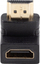 Adapter HDMI Lanberg, 4K, me kënd poshtë, i zi