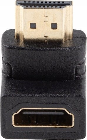 Adapter HDMI Lanberg, 4K, me kënd poshtë, i zi