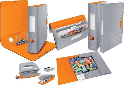 Dosje me unaza LEITZ Urban Chic, A4, shpinë 8.2 cm, gri