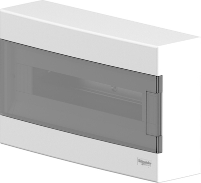 Kasetë mbrojtëse sipërfaqësore Schneider Easy9 1x18, IP40, e bardhë