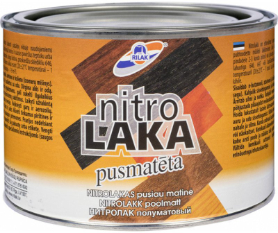 Llaku nitroçelluloz FAST DRYING, gjysmë i mat, 0.45L, transparent
