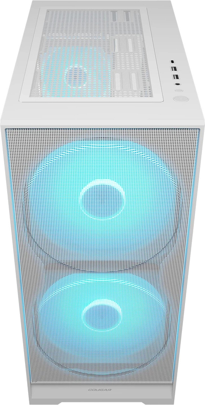 Kути за PC Cougar Airface 180, MIDI Tower, ARGB, бела