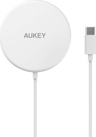 Karikues wireless Aukey Aircore LC-A1, 15W, USB-C, i bardhë