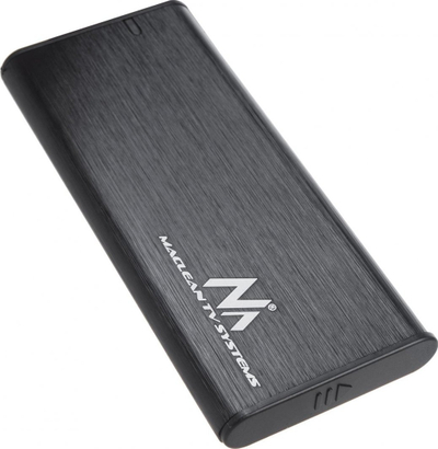 Kuti e jashtme për SSD M.2 Maclean Pocket MCE443, NVMe PCIe dhe SATA NGFF, USB 3.1, alumin
