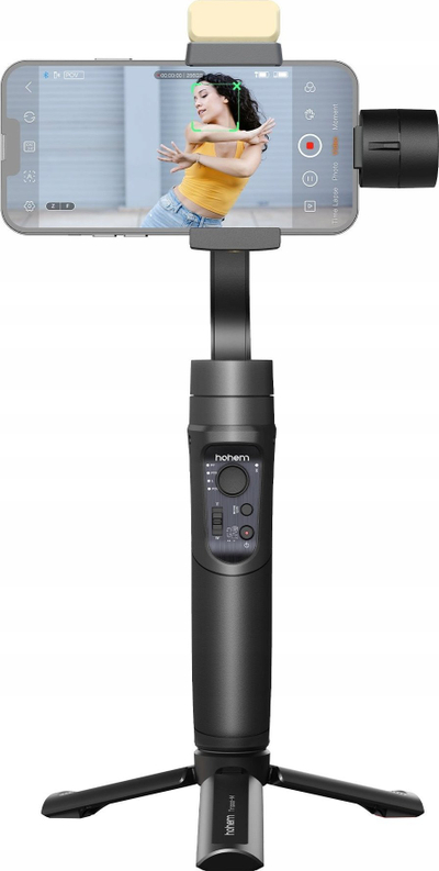Stabilizues telefoni Hohem iSteady Mobile Plus Kit, me 3 akse, me Bluetooth, i zi