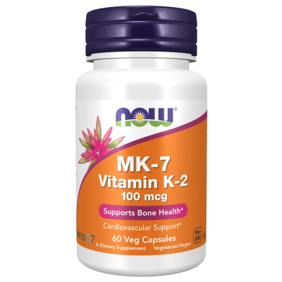 Vitamin K2 MK-7 100 mcg NOW Foods, 60 kapsula