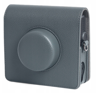 Etui mbrojtës LoveInstant për Fujifilm Instax Wide EVO, lëkurë ekologjike, gri