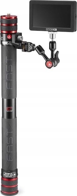 Konektor aksesorësh Manfrotto Gimboom, për me montu Gim-Pod edhe monitorë, ngjyrë e zezë