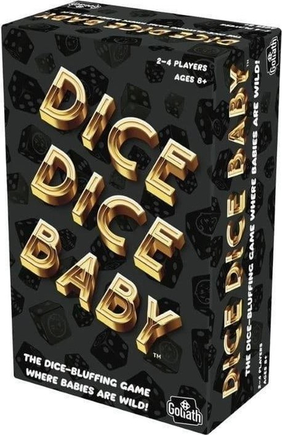 Друштвена игра Goliath Dice Dice Baby, со коцки, за семејство, шарена