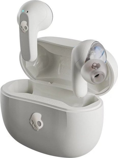 Kufje të vogla në vesh Skullcandy Rail, pa tela, True Wireless, Bluetooth 5.2, Bone Blue të bardha