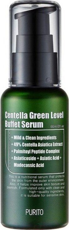 Serum fytyre Purito Centella Green Level Buffet, 49% Centella Asiatica, 60 ml