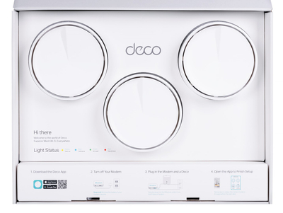 Sistem mesh TP-Link Deco X50 AX3000, Wi-Fi 6, 3000 Mbps, i bardhë