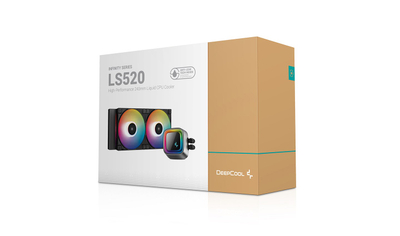 Ftohës me ujë Deepcool LS520, 12 cm, i zi