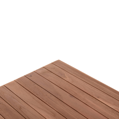 Sipërfaqe tavoline HomeMarkt HM18136, dru teak masiv, 70x70x4 cm, natyrale