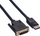 Kabllo video ROLINE 11.04.5773, DisplayPort në DVI-D, 3 m, i zi