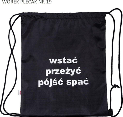 Çantë shpine Romper Sack, model thes, ngjyrë e zezë