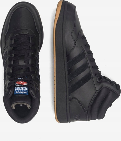 Atlete Adidas Hoops 3.0 Mid Classic Vintage, stil basketbolli, të zeza