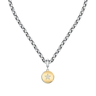 Qafore për femra Morellato Star Drops SCZ1232, 42 cm, e argjendtë/e artë