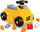 Lodër makinë Mega Bloks Build N Play Ride On, e verdhë