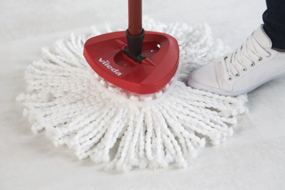 Refill për mop Vileda Turbo 2in1, koka zëvendësuese, për dysheme të forta, e bardhë