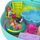 Set loje Polly Pocket World Doggy Birthday Bath, kompakt, me kukulla të vogla, shumëngjyrësh