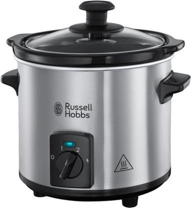 Tenxhere me gatim të ngadalshëm Russell Hobbs Compact Home Mini 25570-56, 2L, 145W, inox