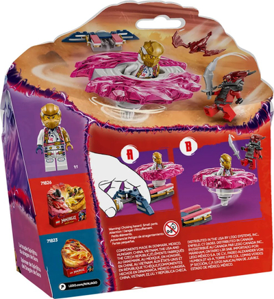 Set lodrash LEGO NINJAGO Sora’s Spinjitzu Dragon 71824, ndërtim kreativ, për fëmijë