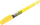 Set stilolapsa Pelikan Inky Neon Stick, 0.5mm, 10 copë, të verdhë neon