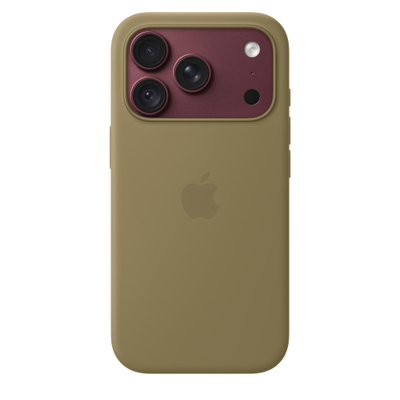 Apple iPhone 18 Pro Silicone Case with MagSafe, Olive