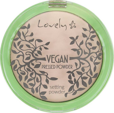 Pudër fytyre Lovely Vegan Pressed Powder, për mat efekt, transparente, 10 g