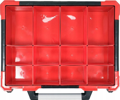 Organizues veglash Yato YT-08960, 12 ndarje, 49x42x11.5 cm, i kuq me zi
